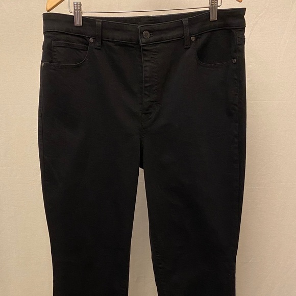 Talbots 16 Straight Leg Jeans Black High Rise Women’s Stretch 2021 - Picture 5 of 12